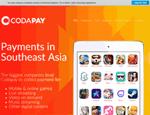 Tablet Screenshot of codapay.com